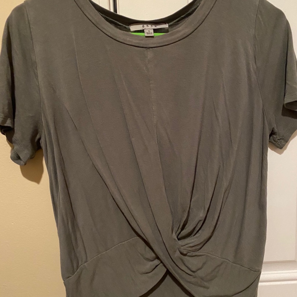 Olive green shirt